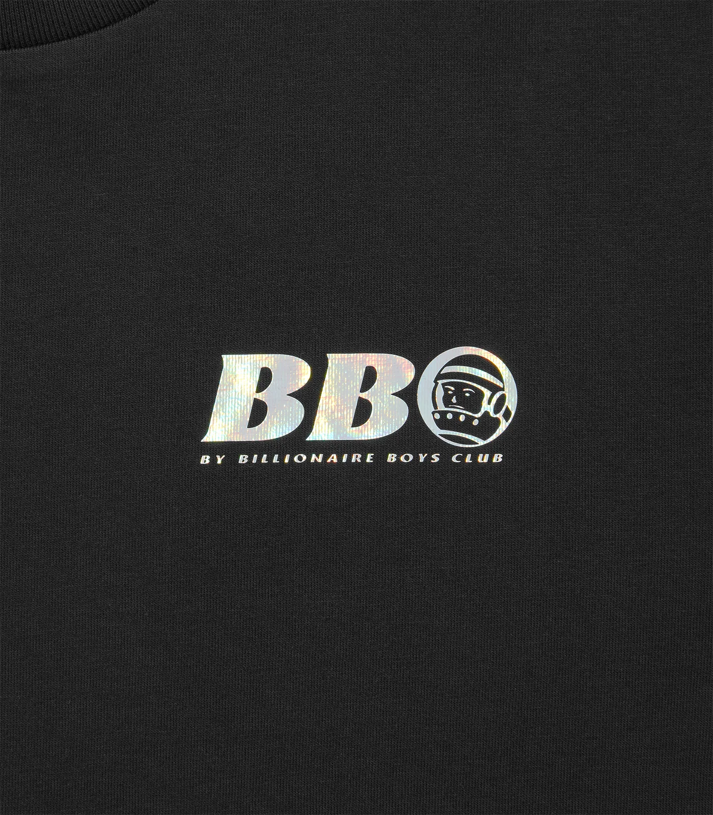 BB ASTRO HOLOGRAPHIC SMALL LOGO T-SHIRT - BLACK - Image 3