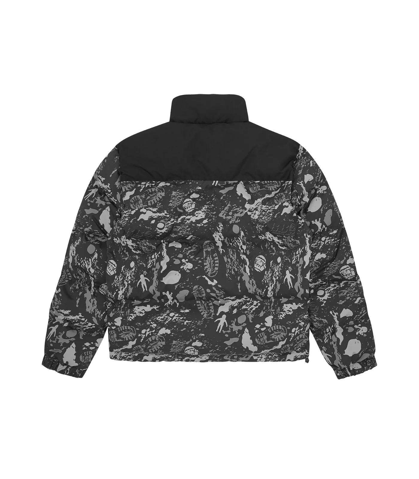 BB ASTRO PANELLED PUFFER JACKET - BLACK - Image 2