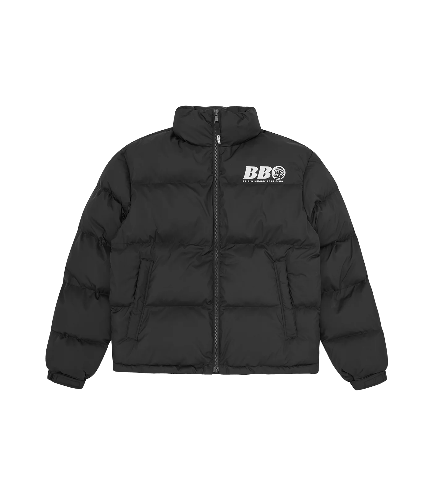 BB ASTRO PANELLED PUFFER JACKET - BLACK