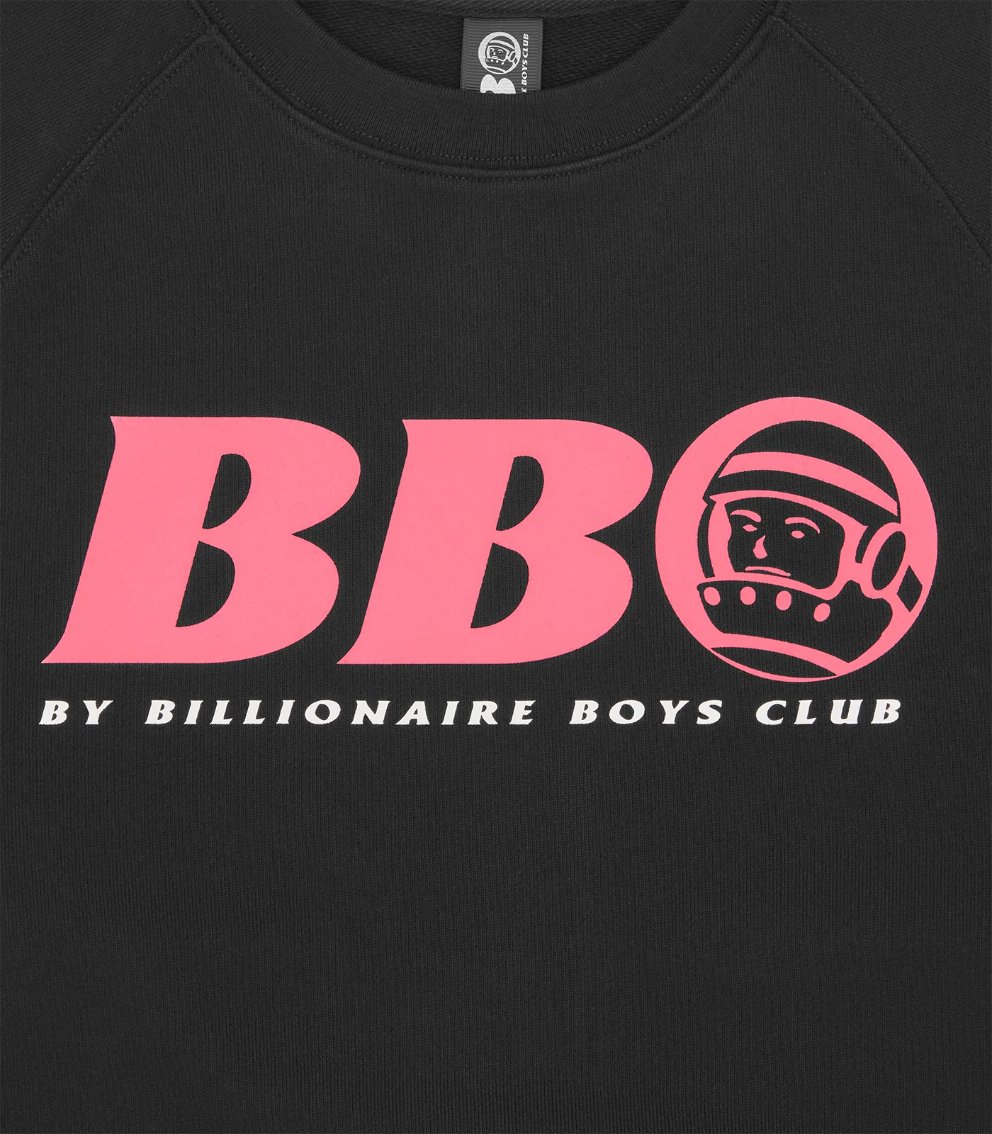 BB ASTRO CREWNECK - BLACK/PINK LOGO - Image 3