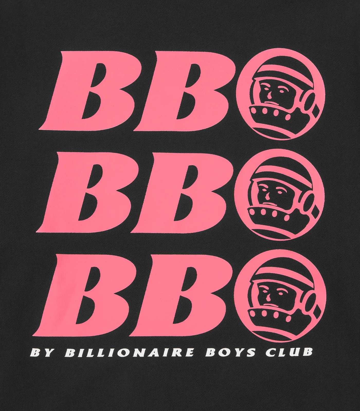 BB ASTRO REPEAT LOGO POPOVER HOOD - BLACK/PINK - Image 5