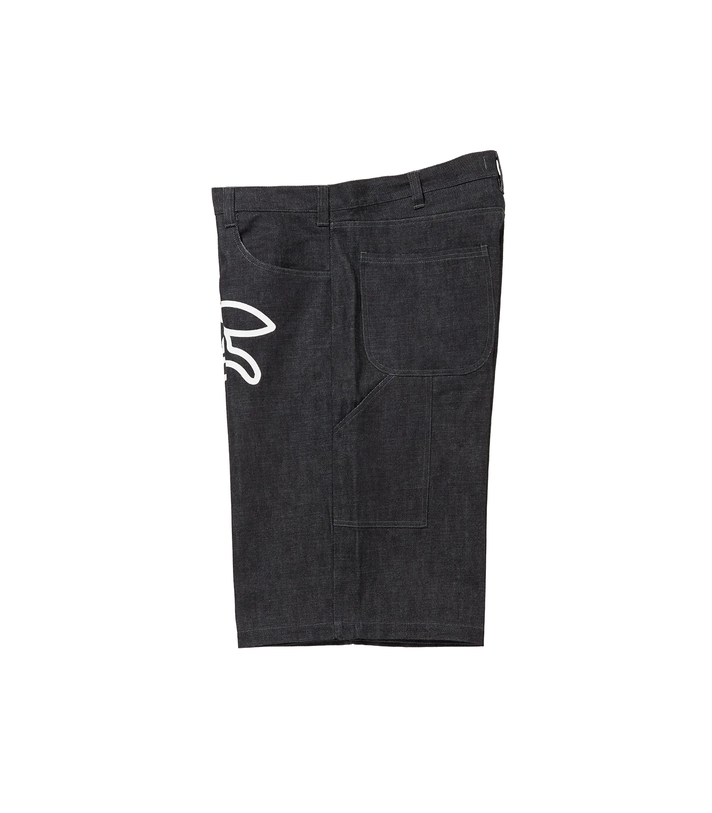 RUNNING DOG BUGGY DENIM SHORTS - DEEP BLUE - Image 3
