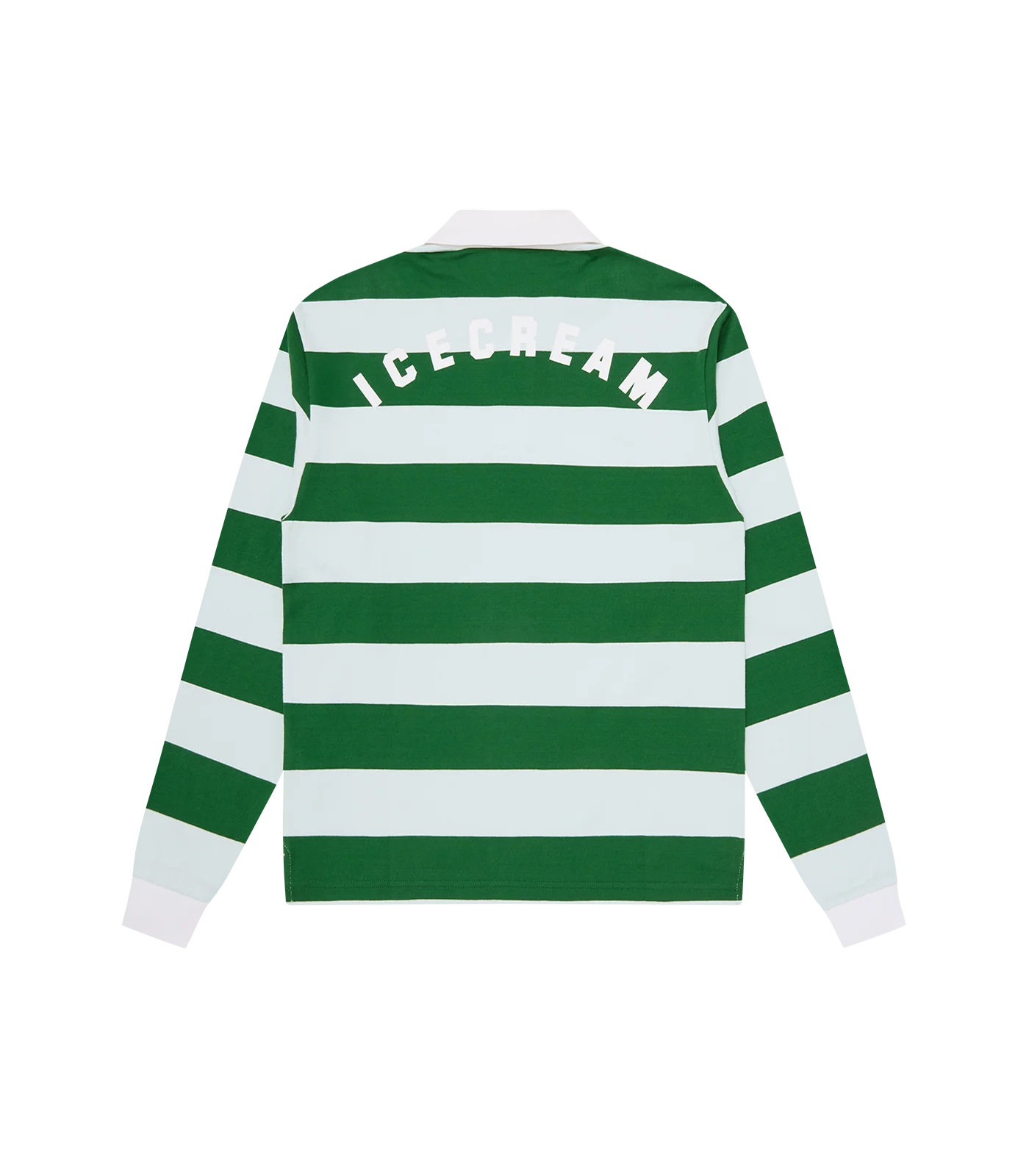 CONES & BONES RUGBY SHIRT - BLUE/GREEN - Image 2
