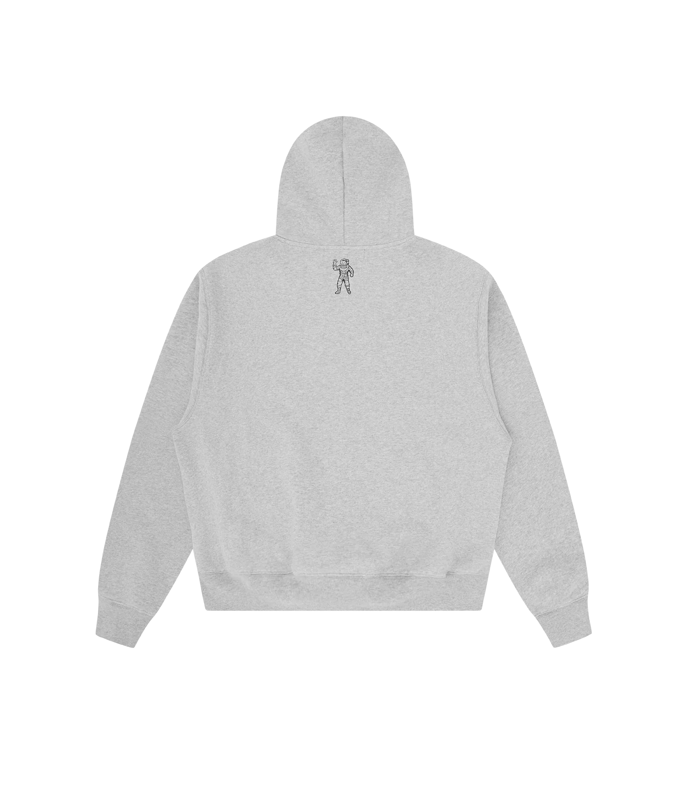 DISTORTED ARCH LOGO OVERSIZED POPOVER HOOD - HEATHER GREY - Image 2