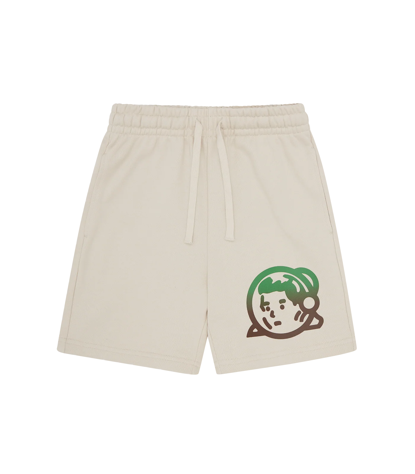 KIDS GRADIENT LOGO SHORTS - ECRU