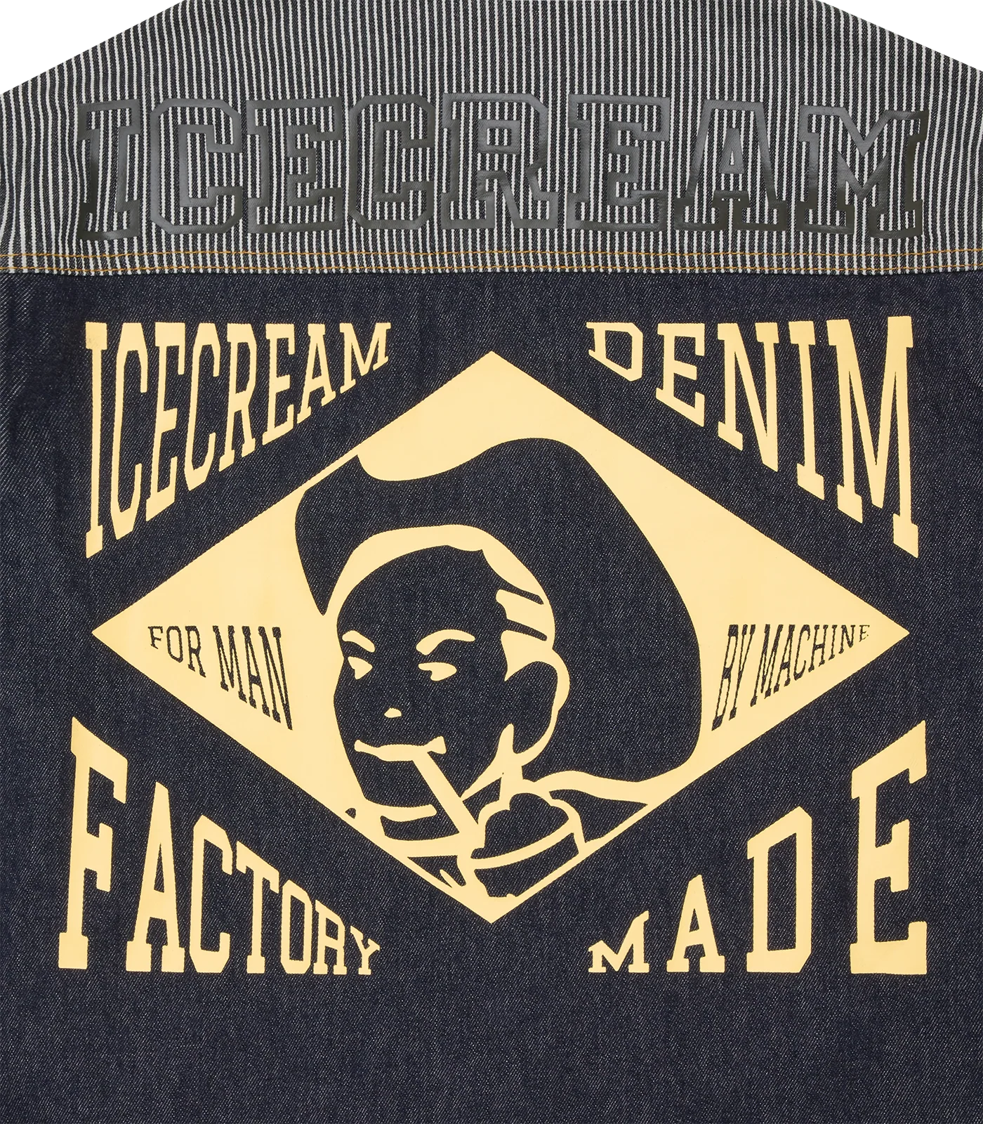 HICKORY PANEL DENIM TRUCKER JACKET - INDIGO - Image 7