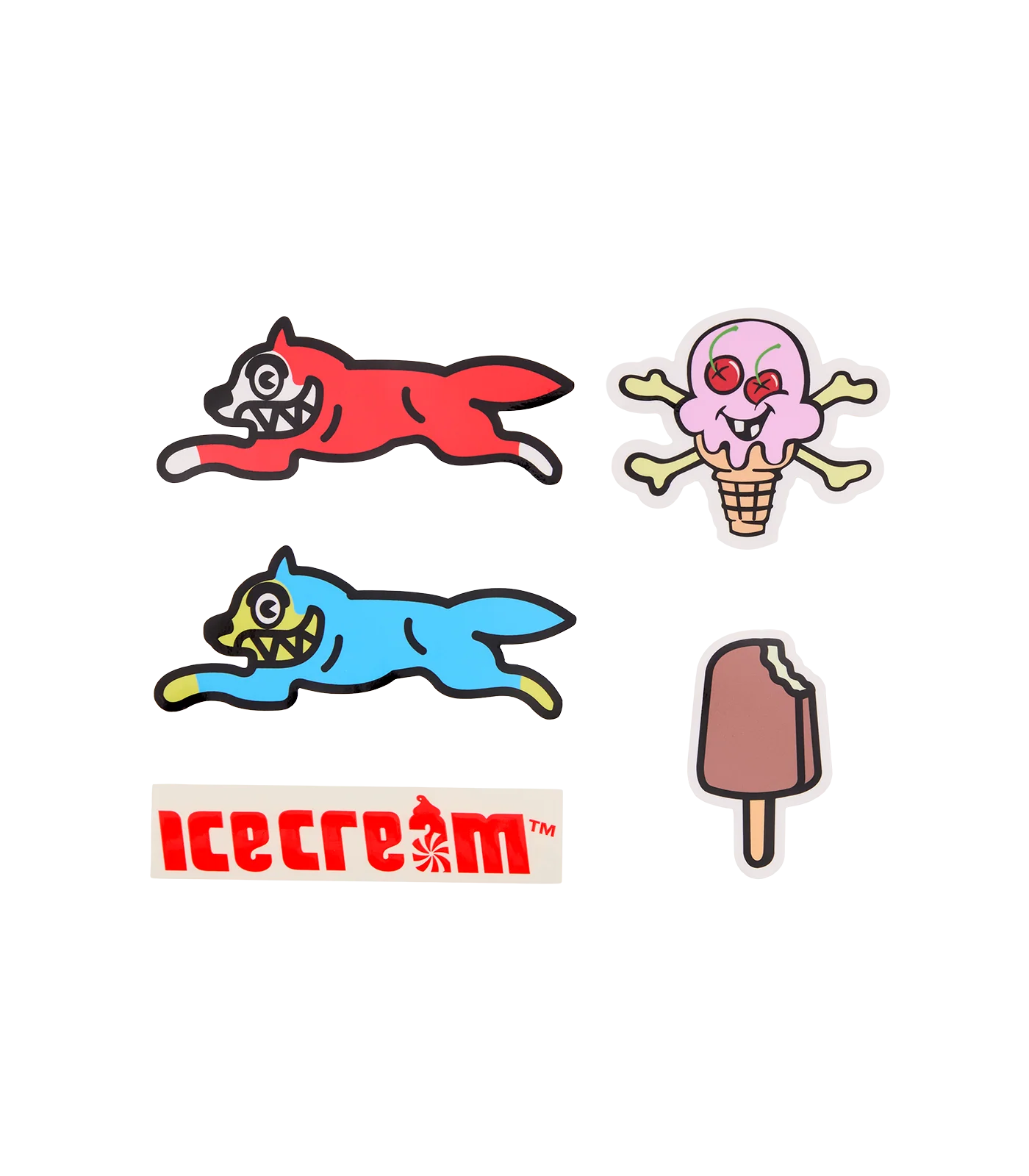 ICECREAM STICKER PACK - MULTI