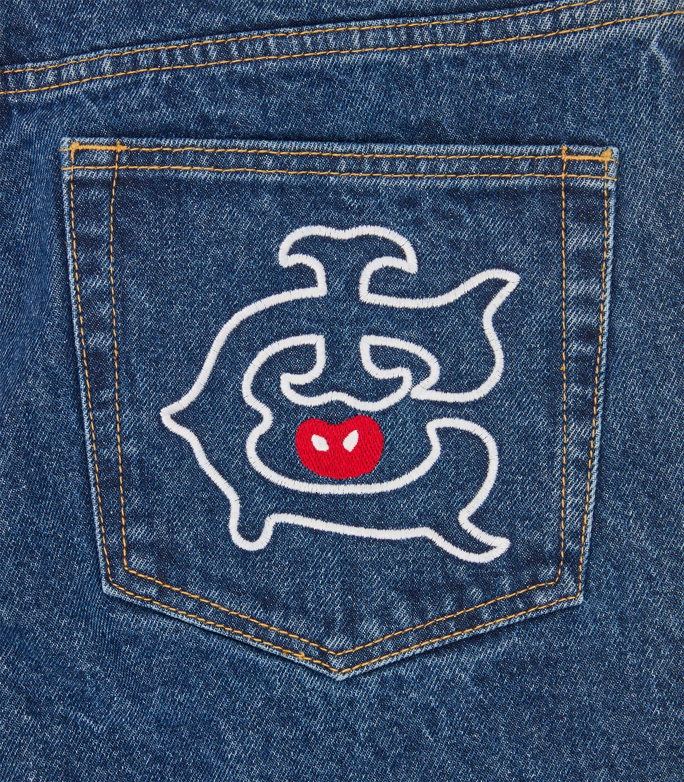MASCOT DENIM PANTS - MID WASH BLUE - Image 8