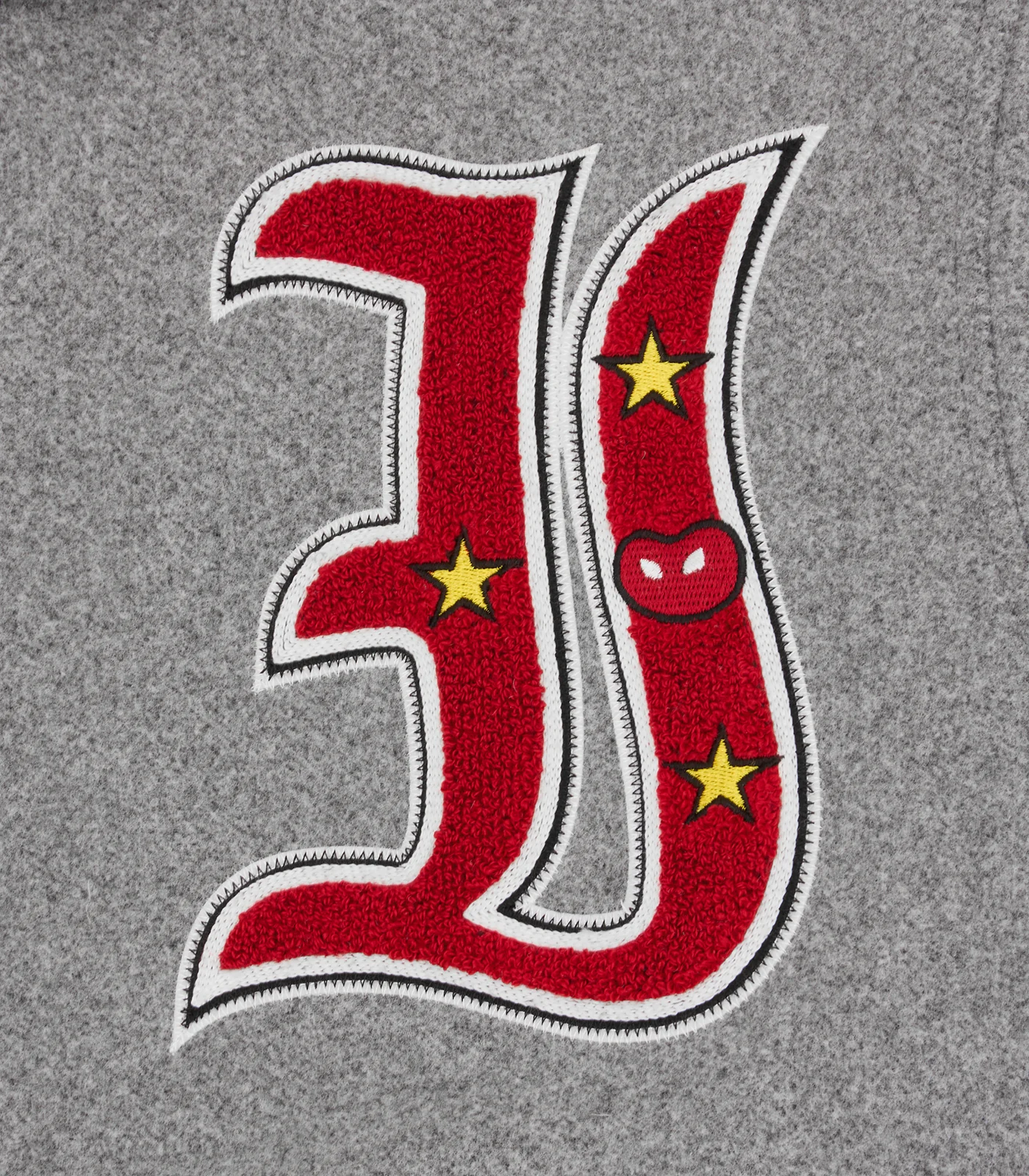 MASCOT VARSITY JACKET - GREY - Image 6