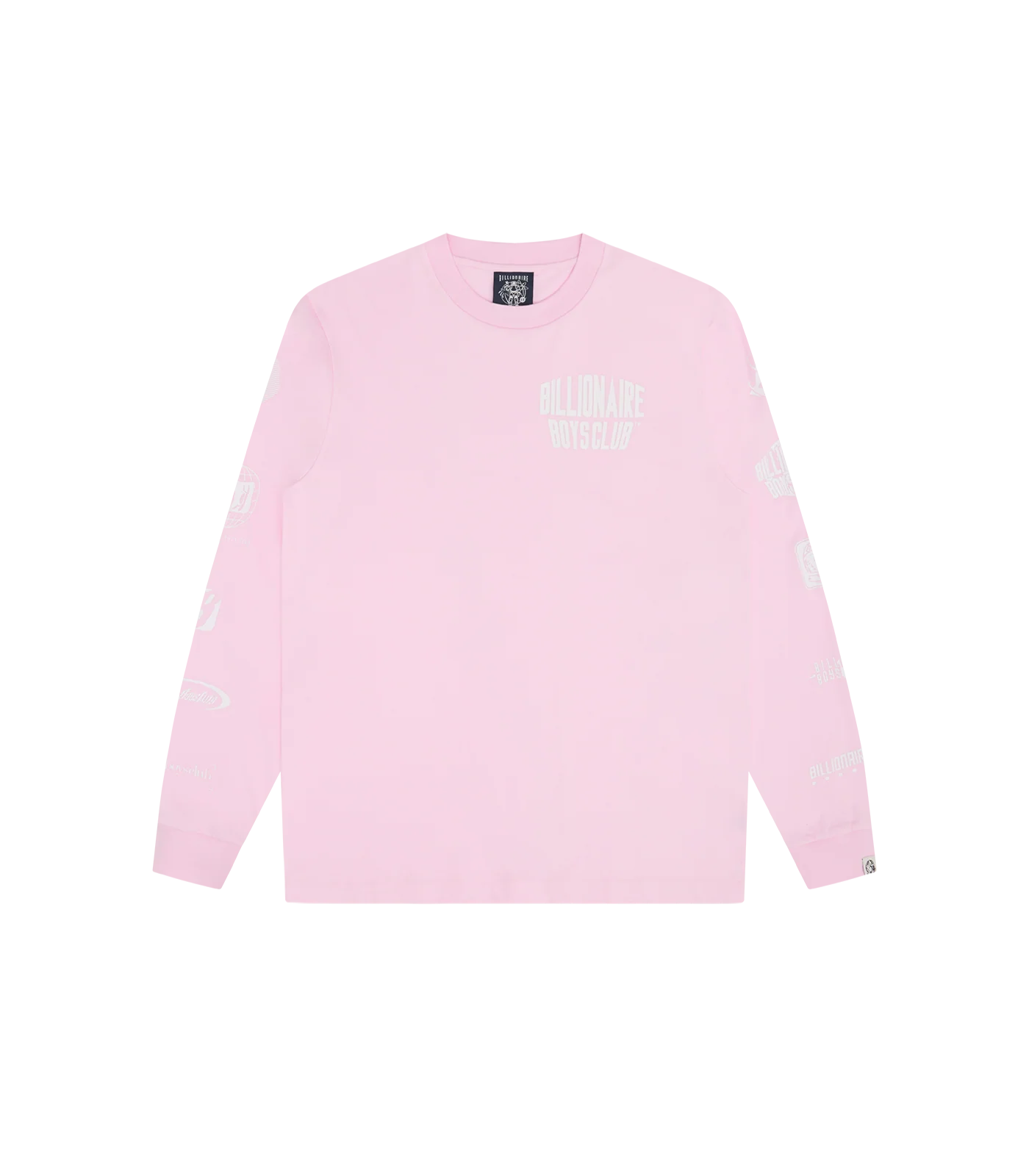 MULTI LOGO L/S T-SHIRT - PINK