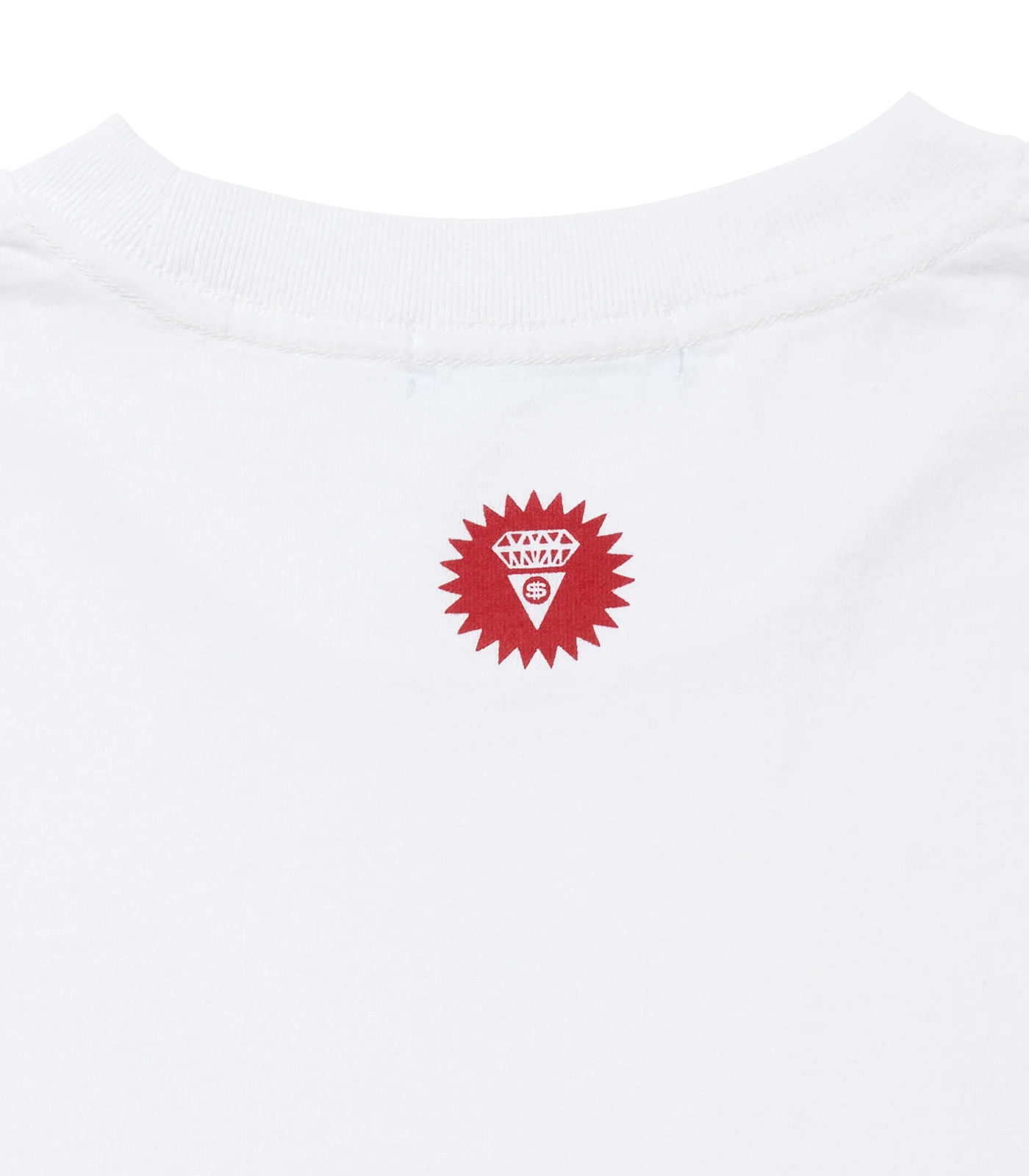 OVERDYED POCKET CONES & BONES T-SHIRT - WHITE - Image 4