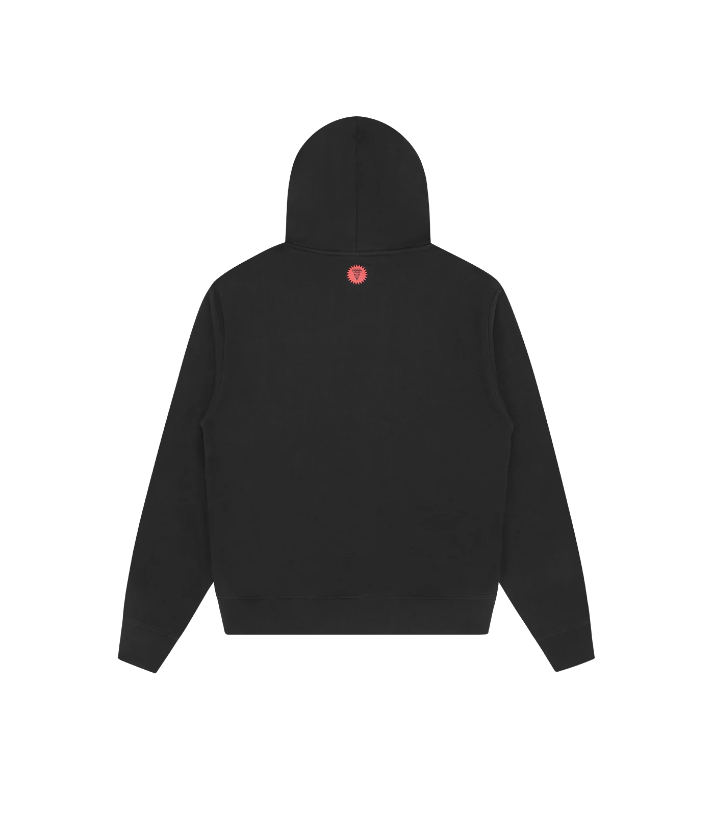 POLKA DOT RUNNING DOG POPOVER HOOD - BLACK - Image 2