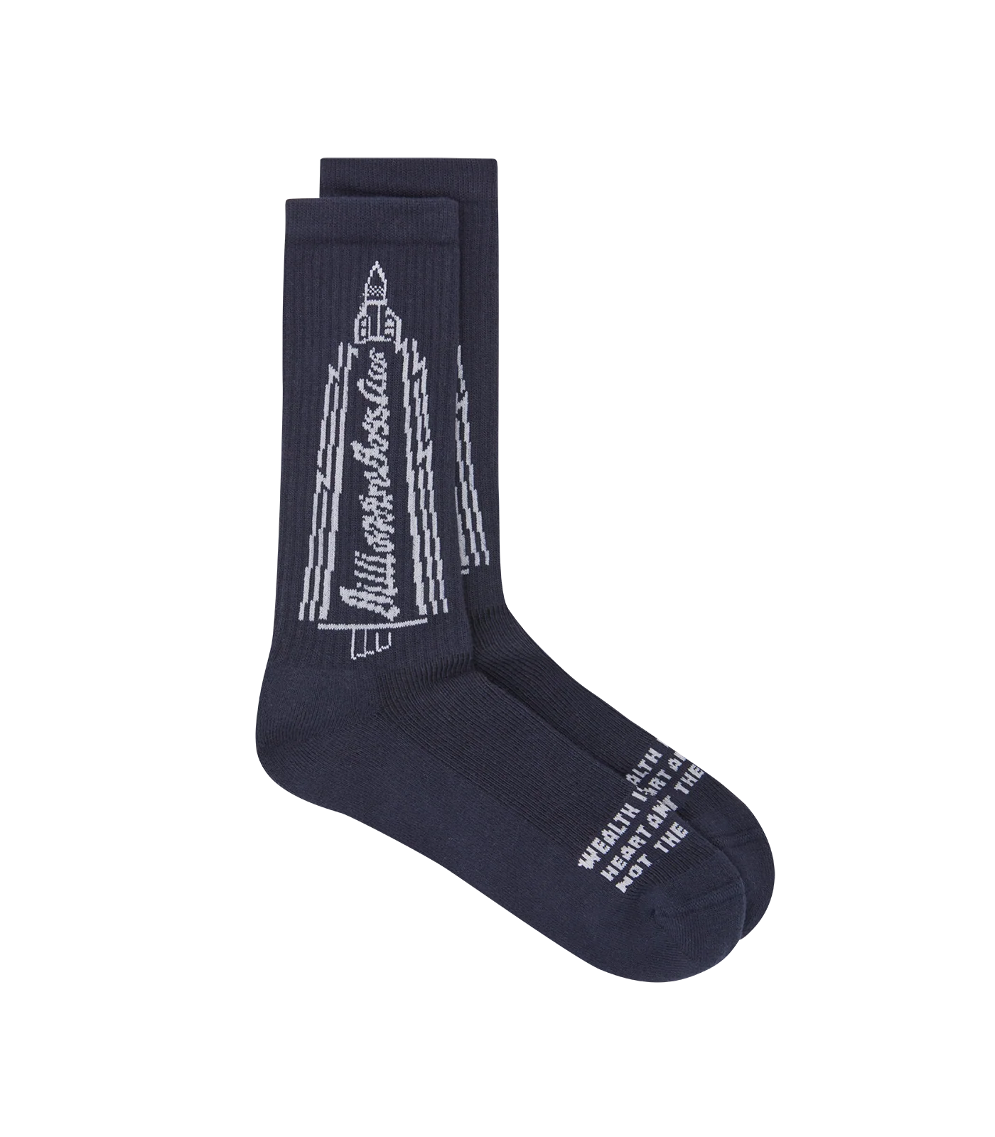 ROCKET LOGO SOCKS - NAVY