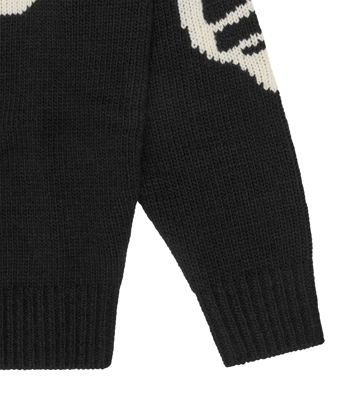 RUNNING DOG KNITTED CREWNECK - BLACK - Image 4