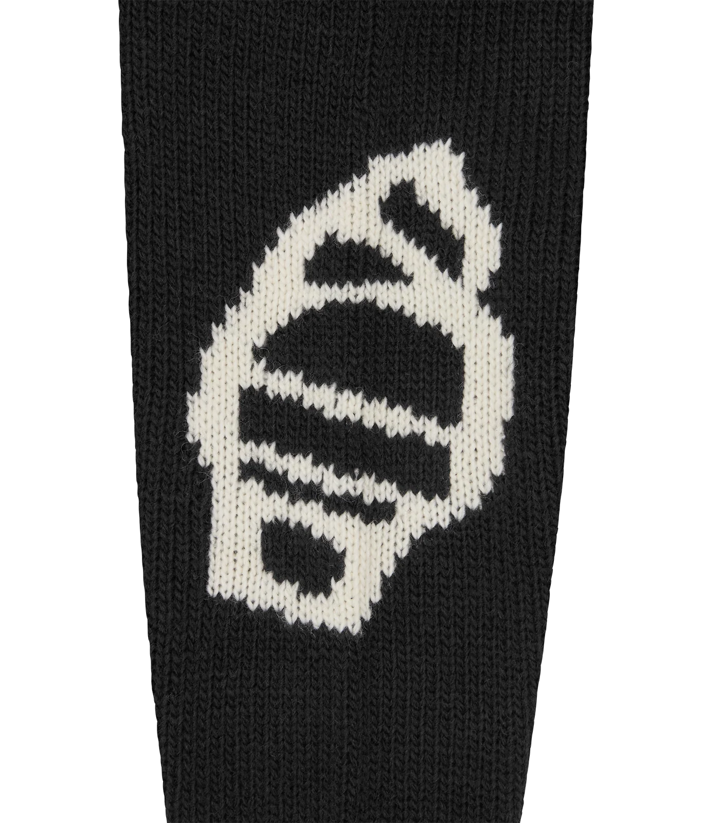 RUNNING DOG KNITTED CREWNECK - BLACK - Image 6