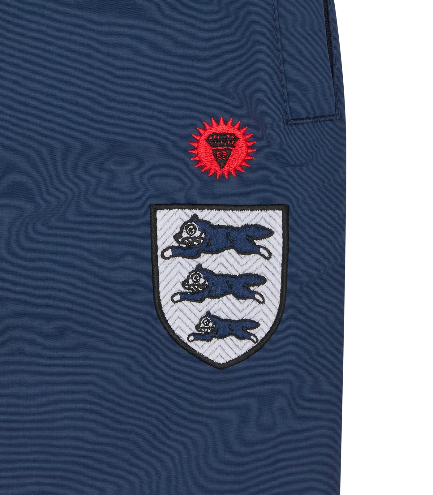 RUNNING DOG PATCH TRACK PANTS - NAVY - Image 5