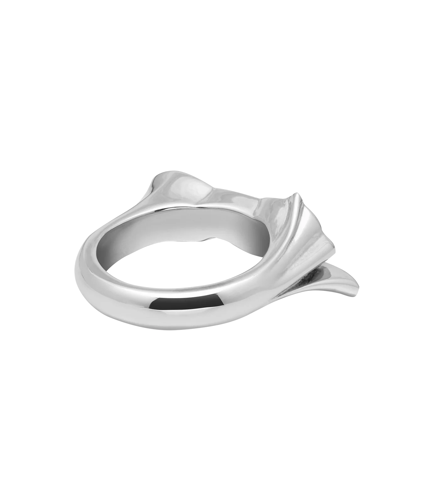 RUNNING DOG RING - SILVER/BLUE - Image 3