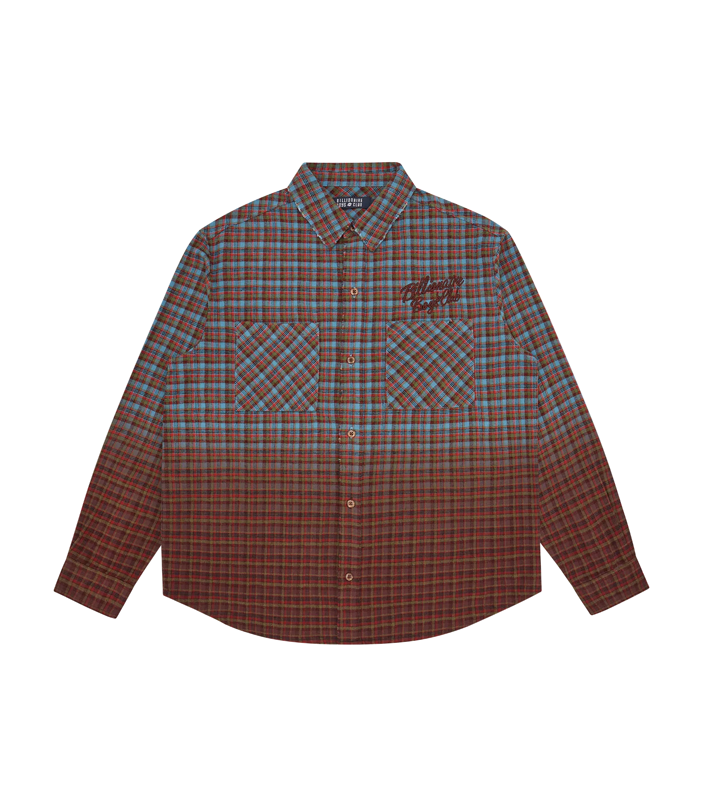 SCRIPT DIP DYE CHECK SHIRT - MULTI CHECK