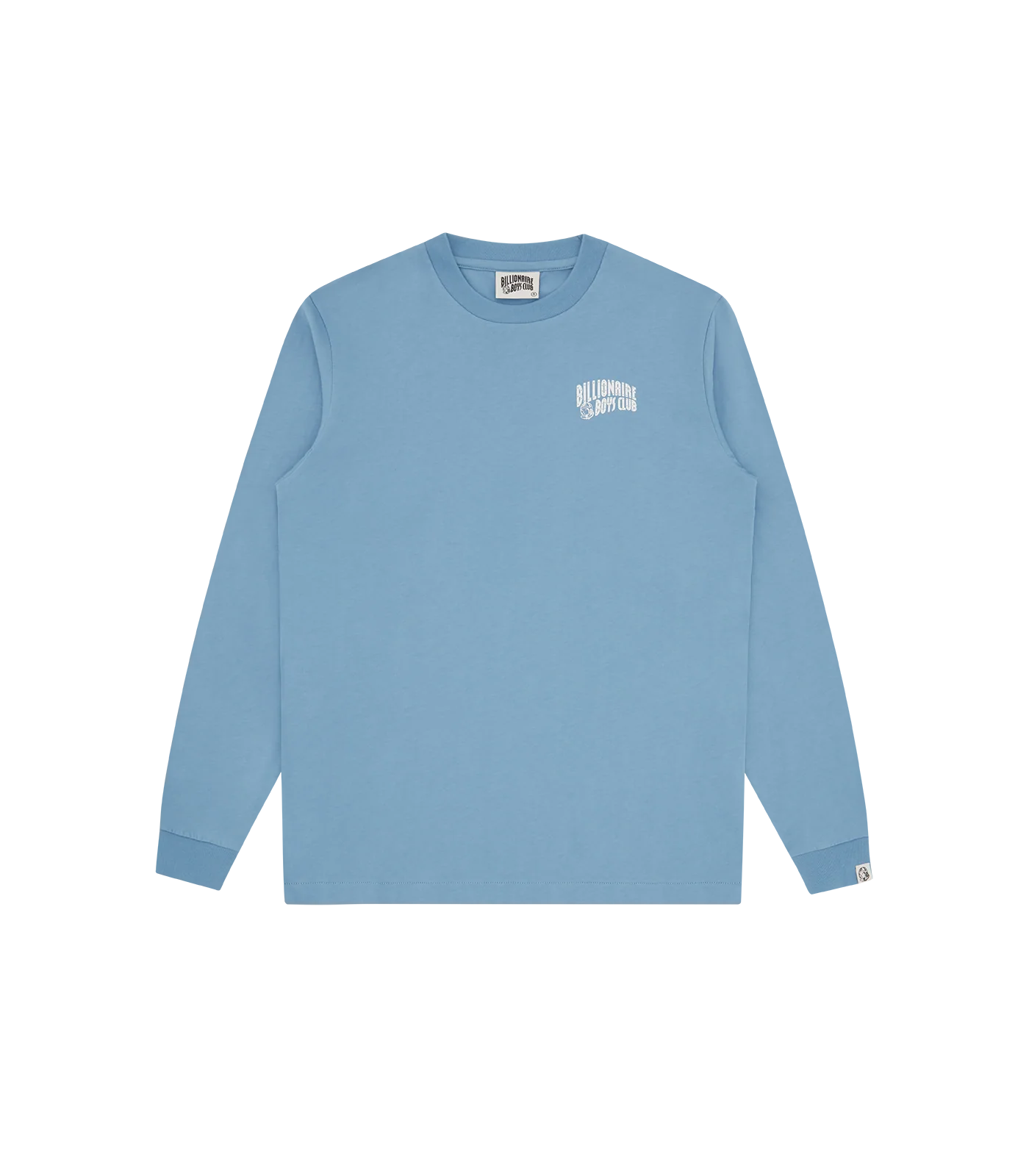 SMALL ARCH LOGO L/S T-SHIRT - POWDER BLUE/WHITE LOGO