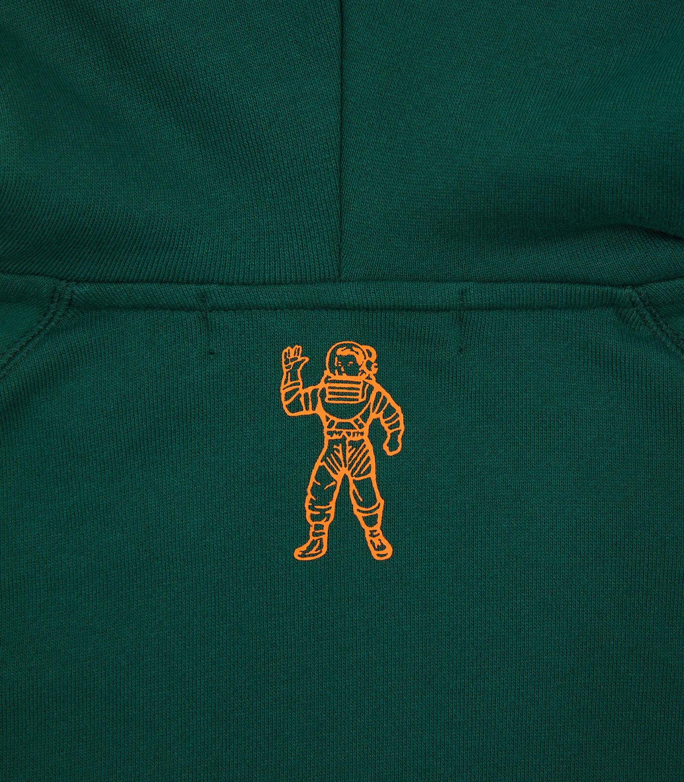 SMALL ARCH LOGO ZIP THROUGH HOOD - FOREST GREEN - Image 5