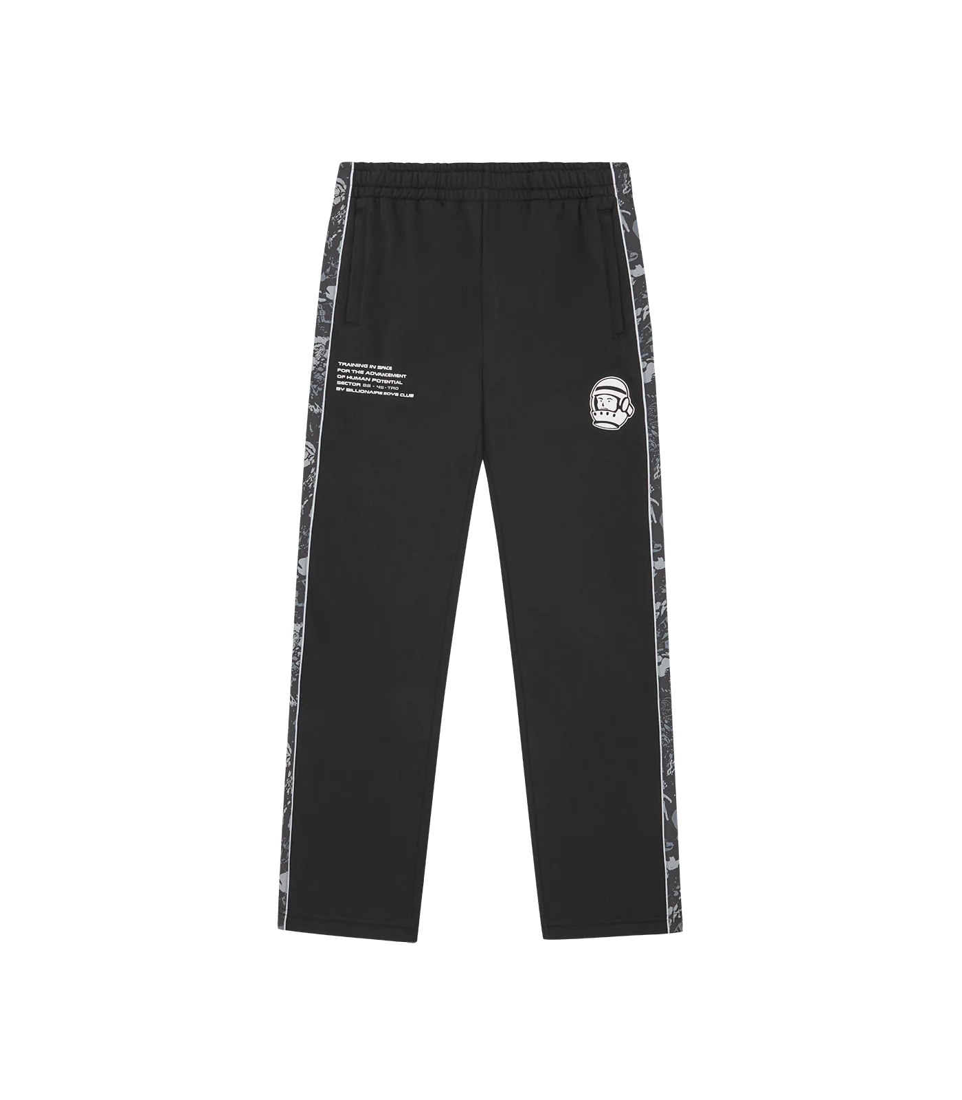 SPACE TRAINING STRAIGHT LEG SWEATPANTS - BLACK