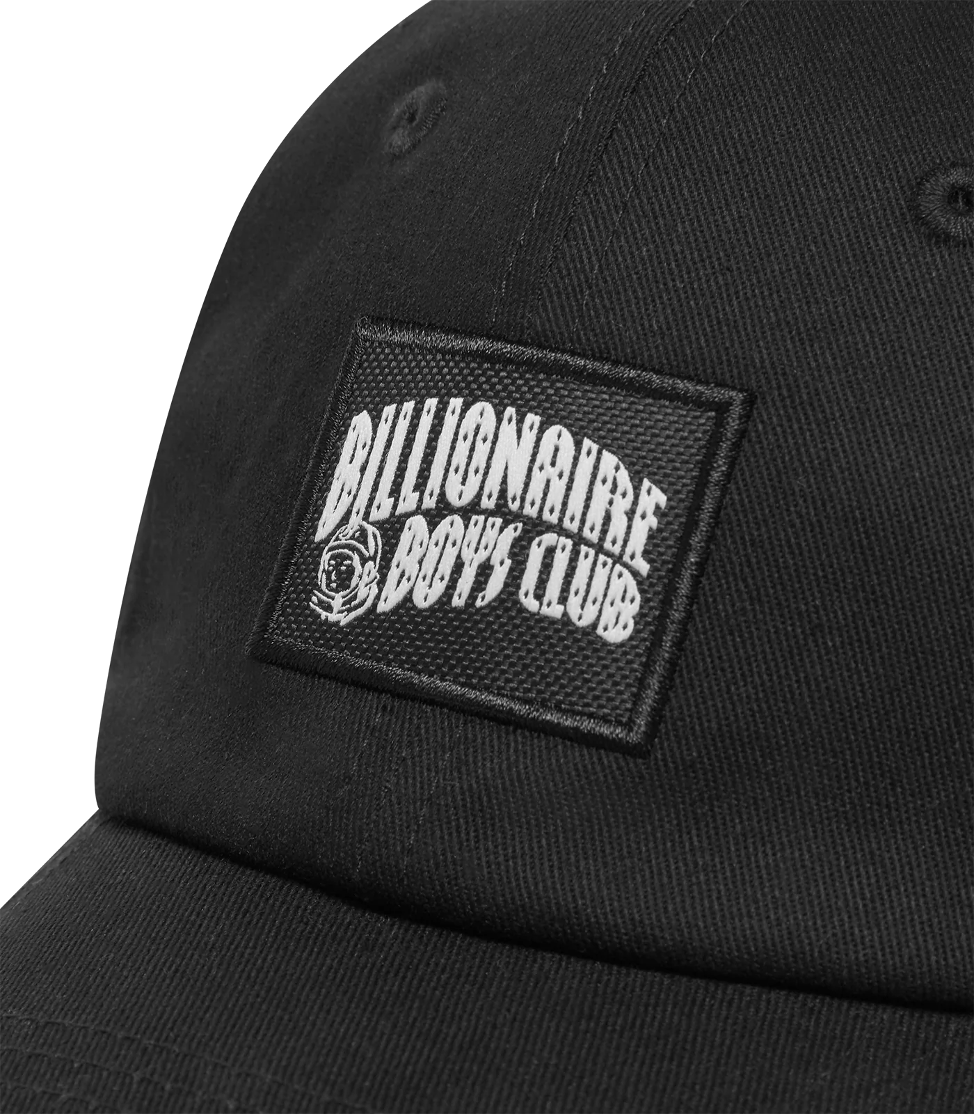 WOVEN PATCH ARCH LOGO CURVED VISOR CAP - BLACK - Image 2